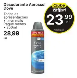 Comercial Zaffari Desodorante Aerossol Dove oferta