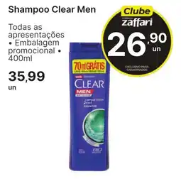 Comercial Zaffari Shampoo clear men oferta