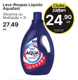 Comercial Zaffari Lava-Roupas Líquido Aquafast oferta