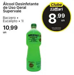 Comercial Zaffari álcool desinfetante de uso geral supervale oferta