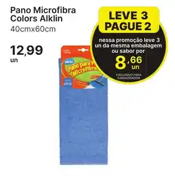 Comercial Zaffari Pano Microfibra Colors Alklin oferta