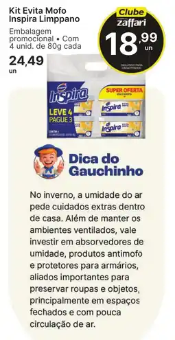 Comercial Zaffari Kit Evita Mofo Inspira Limppano oferta