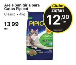 Comercial Zaffari Areia Sanitária para Gatos Pipicat Classic oferta