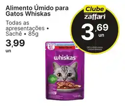 Comercial Zaffari Alimento Úmido para Gatos Whiskas oferta