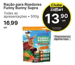 Comercial Zaffari Ração para Roedores Funny Bunny Supra oferta