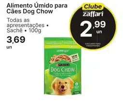 Comercial Zaffari Alimento úmido para cães dog chow oferta