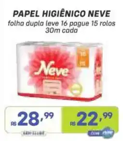 Prezunic Papel higiênico neve oferta