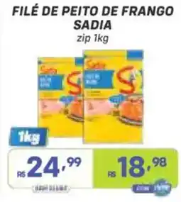 Prezunic filé de peito de frango sadia oferta