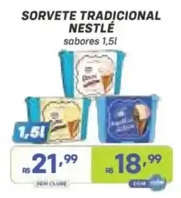 Prezunic Sorvete tradicional nestlé sabores oferta