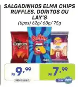 Prezunic Salgadinhos elma chips ruffles, doritos ou lay's oferta