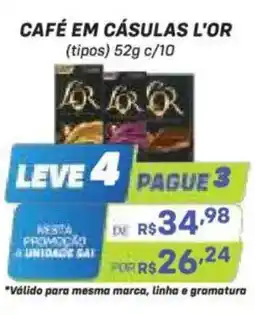 Prezunic Café em cápsulas l'or oferta