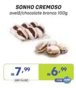 Prezunic Sonho cremoso avelã/chocolate branco oferta