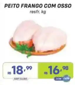 Prezunic Peito frango com osso oferta