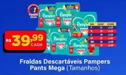 Super Show Fraldas Descartáveis Pampers Pants Mega oferta