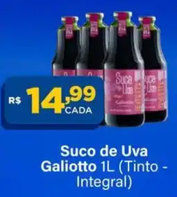 Super Show Suco de Uva Galiotto 1L (Tinto - Integral) oferta