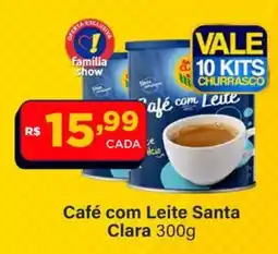 Super Show Café com Leite Santa Clara oferta