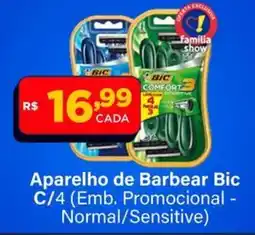 Super Show Aparelho de Barbear Bic oferta