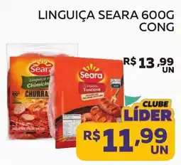 Lider Atacadista Linguiça seara 600g cong oferta