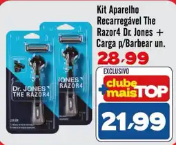 Rede Top kit aparelho recarregável the razor4 dr. jones oferta
