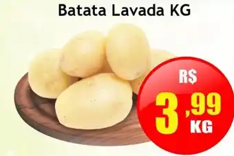 Supermercado Kibe Batata lavada kg oferta