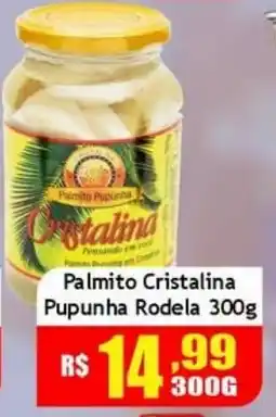 Supermercado Kibe Palmito cristalina pupunha rodela oferta