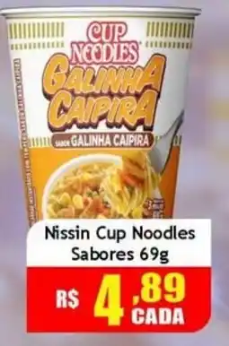 Supermercado Kibe Nissin cup noodles sabores oferta