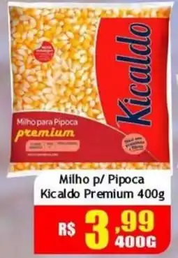 Supermercado Kibe Milho p/ Pipoca Kicaldo Premium oferta