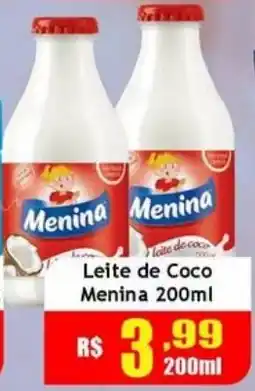 Supermercado Kibe Leite de Coco Menina oferta
