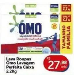 Pires Lava Roupas Omo Lavagem Perfeita Caixa oferta