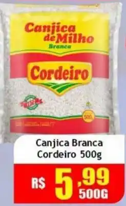 Supermercado Kibe Canjica branca cordeiro oferta
