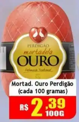 Supermercado Kibe Mortadela ouro perdigão oferta