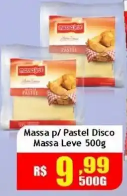 Supermercado Kibe Massa p/ Pastel Disco Massa Leve oferta