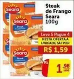 Pires Steak de Frango Seara oferta