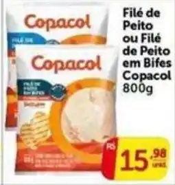Pires Filé de Peito ou Filé de Peito em Bifes Copacol oferta