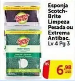 Pires Esponja scotch-brite limpeza pesada ou extrema antibac oferta