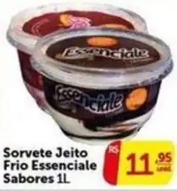 Pires Sorvete Jeito Frio Essenciale Sabores oferta
