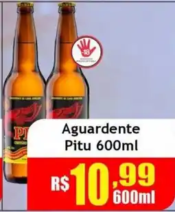 Supermercado Kibe Aguardente Pitu oferta