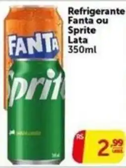 Pires Refrigerante Fanta ou Sprite oferta