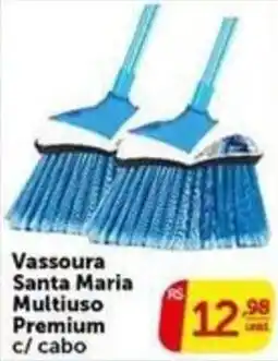 Pires Vassoura santa maria multiuso premium c/ cabo oferta