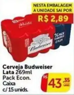 Pires Cerveja Budweiser oferta