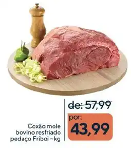 Coop Coxão mole bovino resfriado pedaço Friboi - kg oferta