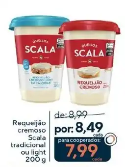 Coop Requeijão cremoso Scala tradicional ou light oferta