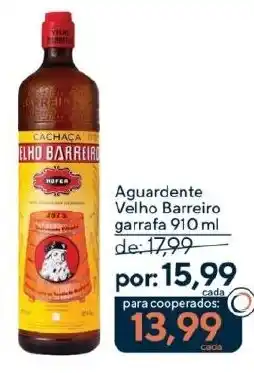 Coop Aguardente Velho Barreiro oferta
