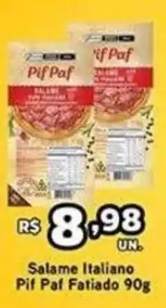 Cidade Supermercados Salame Italiano Pif Paf Fatiado oferta