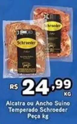 Cidade Supermercados Alcatra ou Ancho Suino Temperado Schroeder oferta