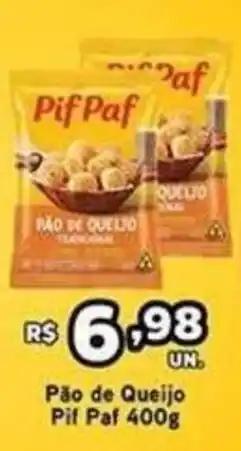 Cidade Supermercados Pão de Queijo Pif Paf oferta