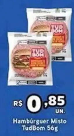 Cidade Supermercados Hambúrguer Misto TudBom oferta