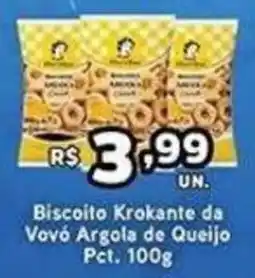 Cidade Supermercados Biscoito Krokannte da Vovó Argola de Queijo oferta