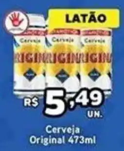 Cidade Supermercados Cerveja Original oferta