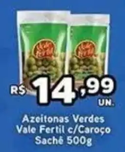 Cidade Supermercados Azeitonas Verdes Vale Fertil c/Caroço oferta